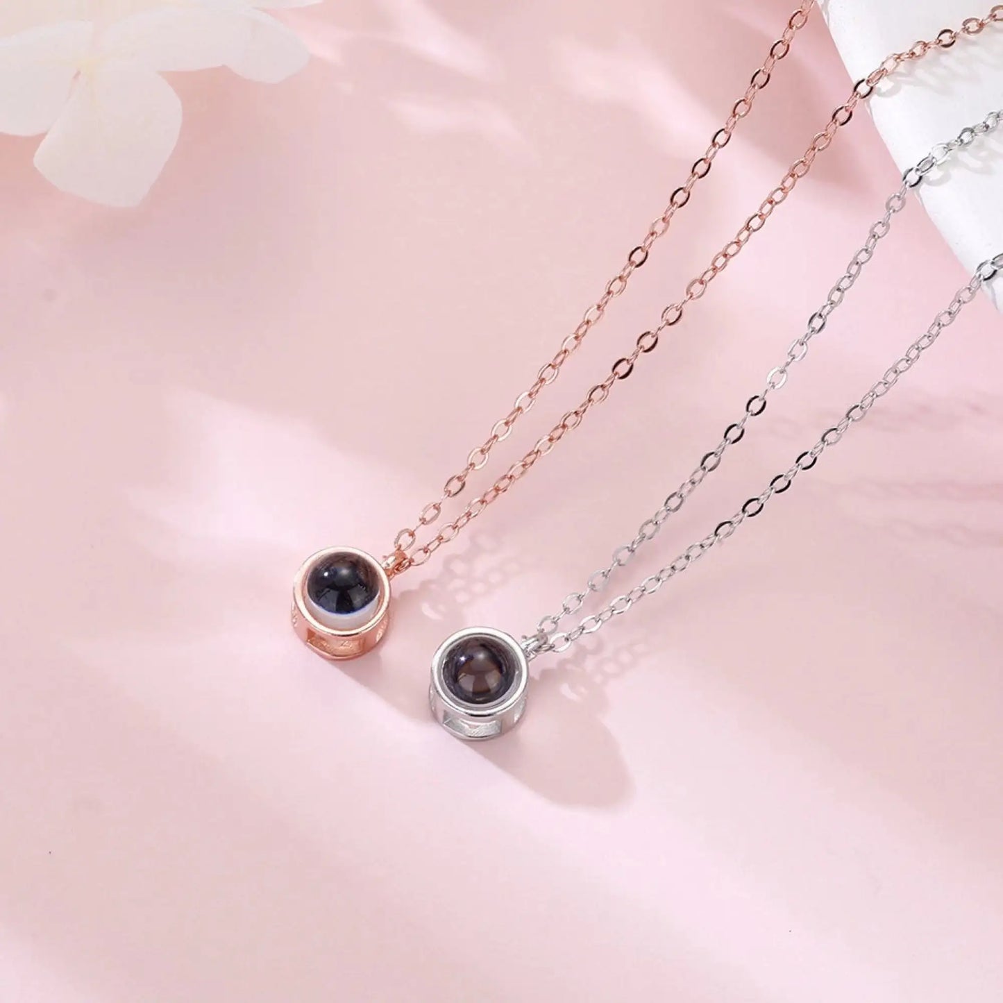 Personalized Projection Photo Necklace