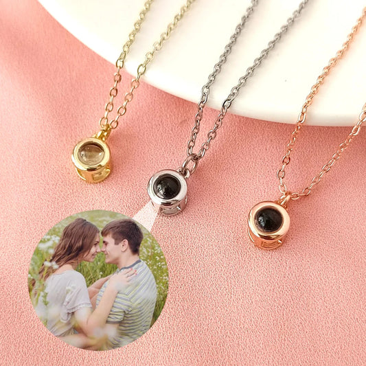 Personalized Projection Photo Necklace