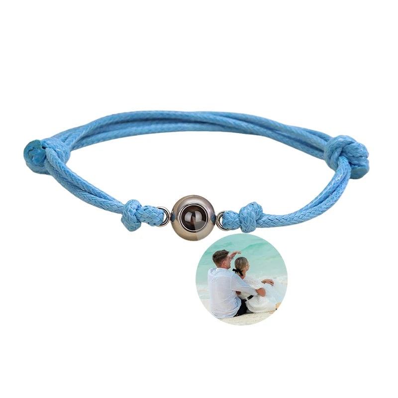 Customized Colorful Woven Adjustable Bracelet