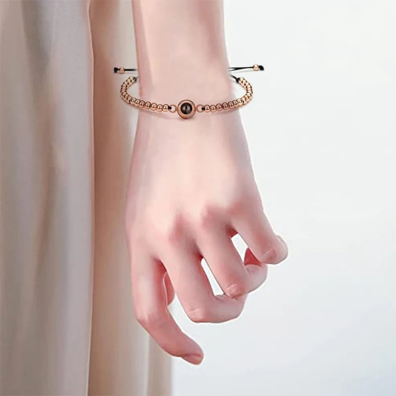Custom Projection Photo Bracelet