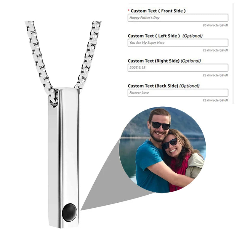 Custom Photo Necklace