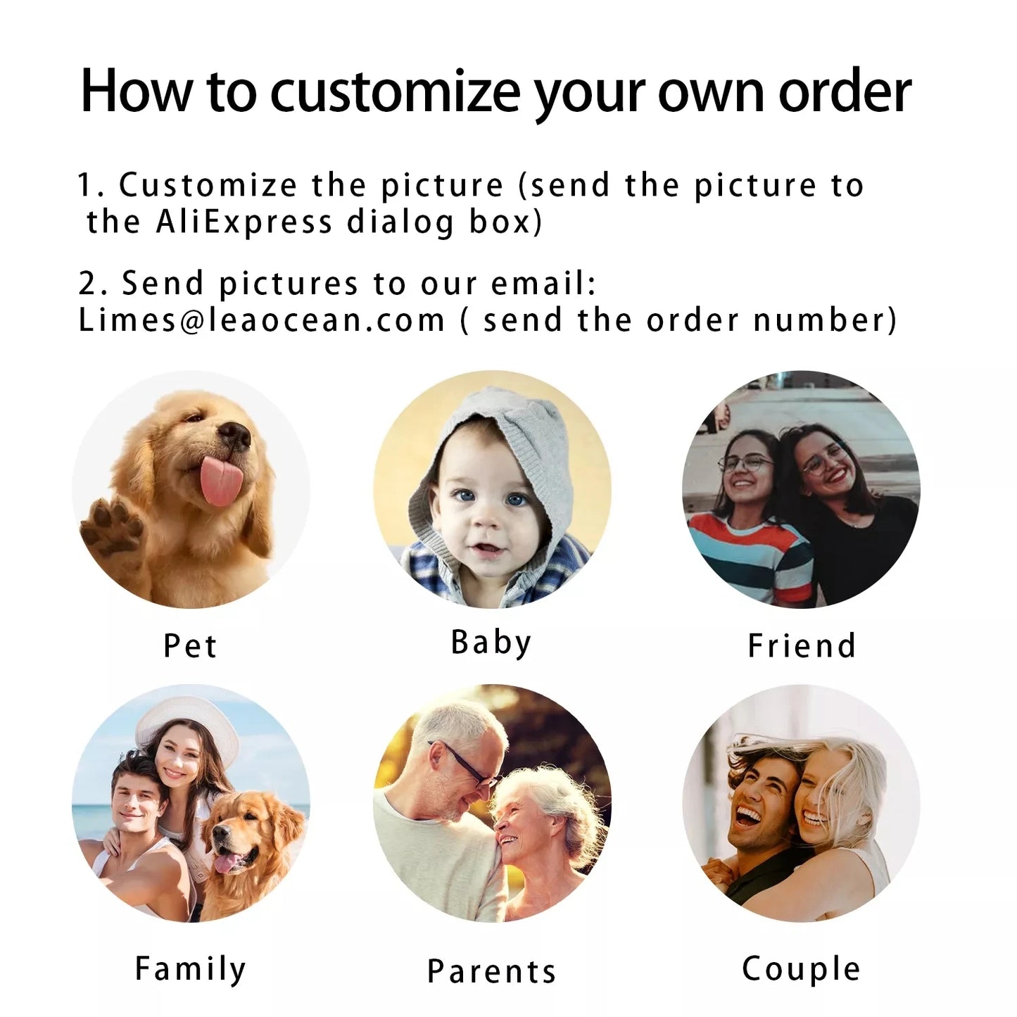 Personalized Projection Photo Necklace